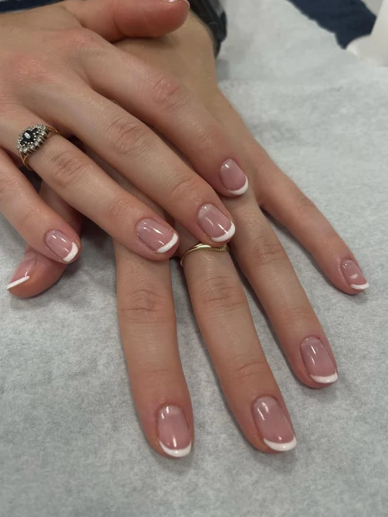 French Gel Manicure