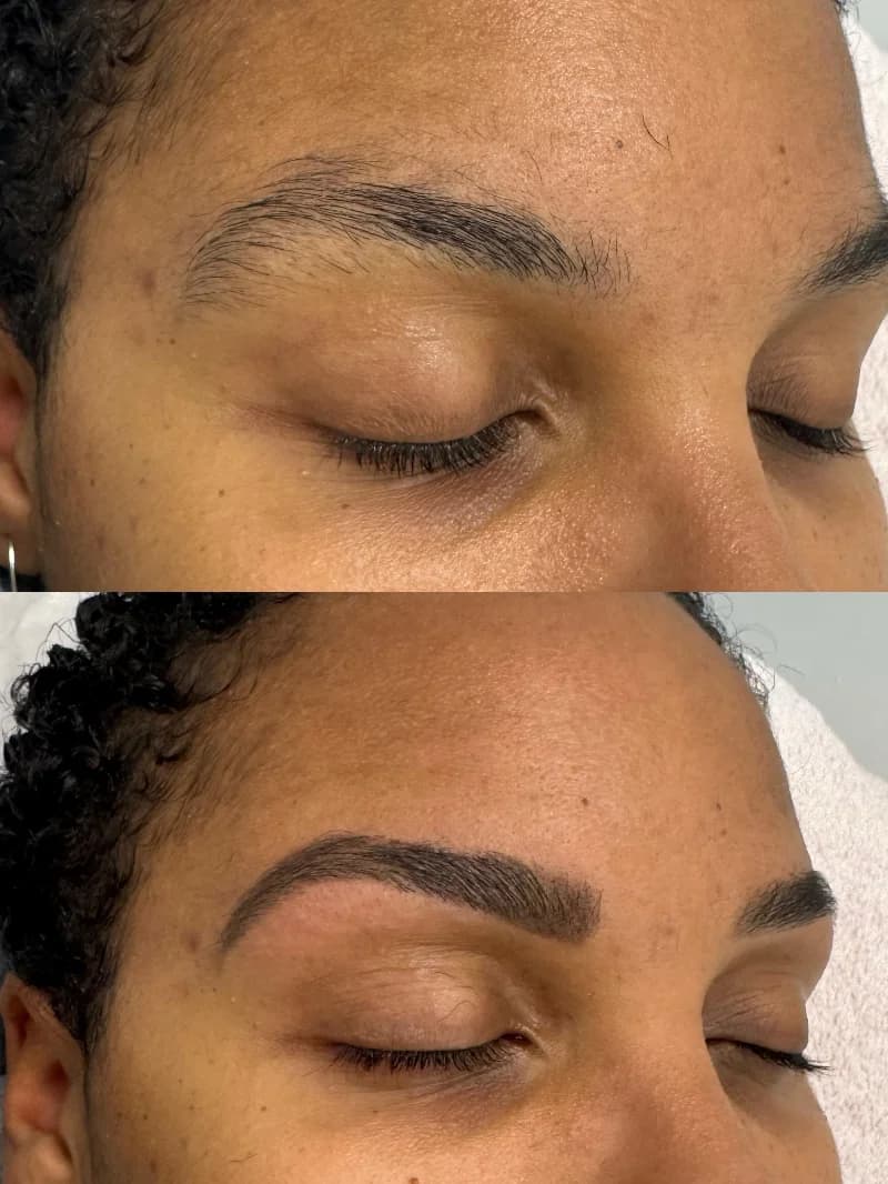 Defined Eyebrow Threading
